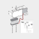 KIT BATTERIE PER PORTE DITEC SPRINT